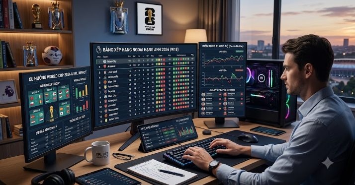 bảng xếp hạng ngoại hạng anh